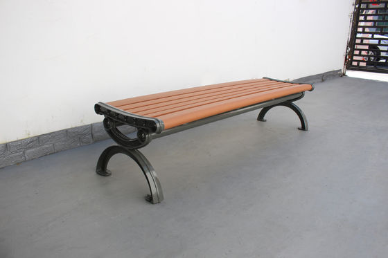 Customized Outdoor Recycled Plastic Benches , Outdoor Urban Furniture 1500mm Length