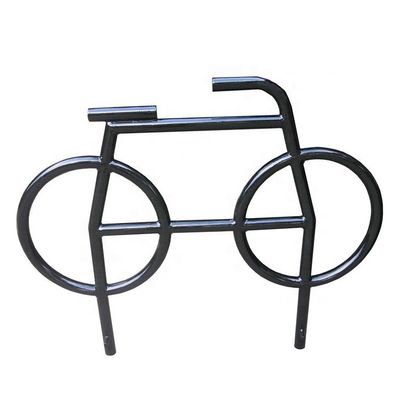 Embedded Mounted Bike Parking Racks Steel Material 1250mm Length OEM