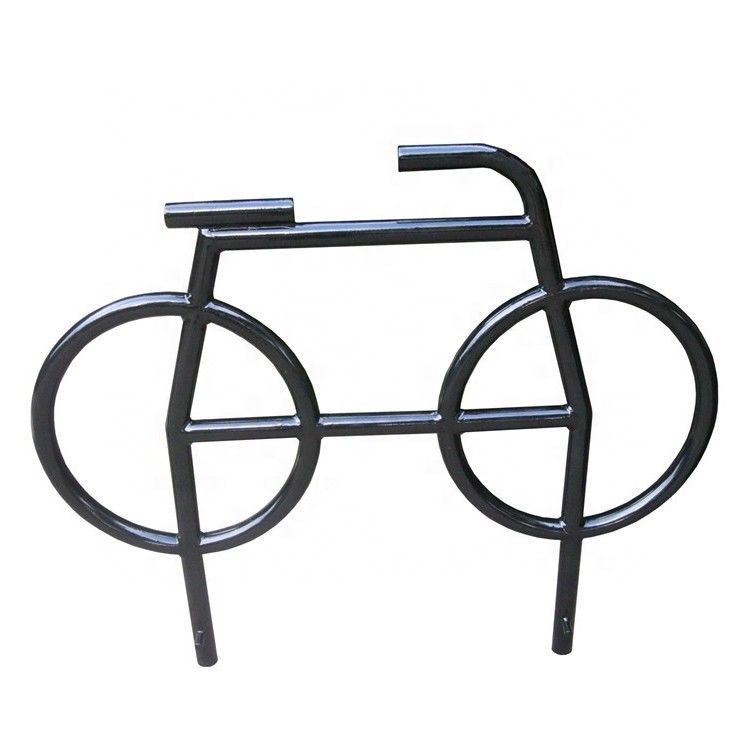 Embedded Mounted Bike Parking Racks Steel Material 1250mm Length OEM